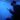 Person holding a small device in a dimly lit room with blue lighting.