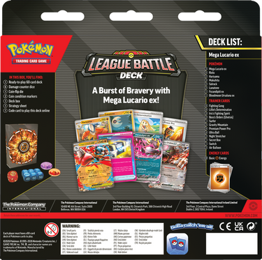 Pokémon TCG - Mega Lucario Ex League Battle Deck